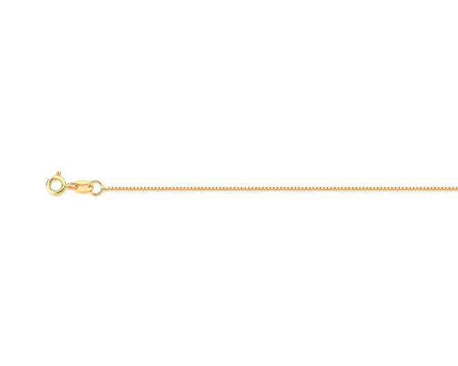 Tornozeleira malha Veneziana ouro 18k polida 25CM 4