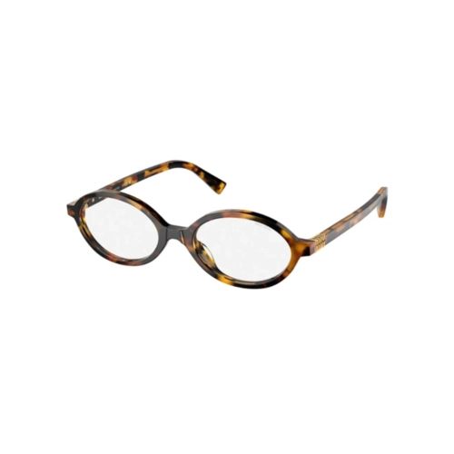 Óculos de Grau Miu Miu 0MU 04ZS VAU08N50 Acetato Marrom Mesclado com lentes de Filtro Azul