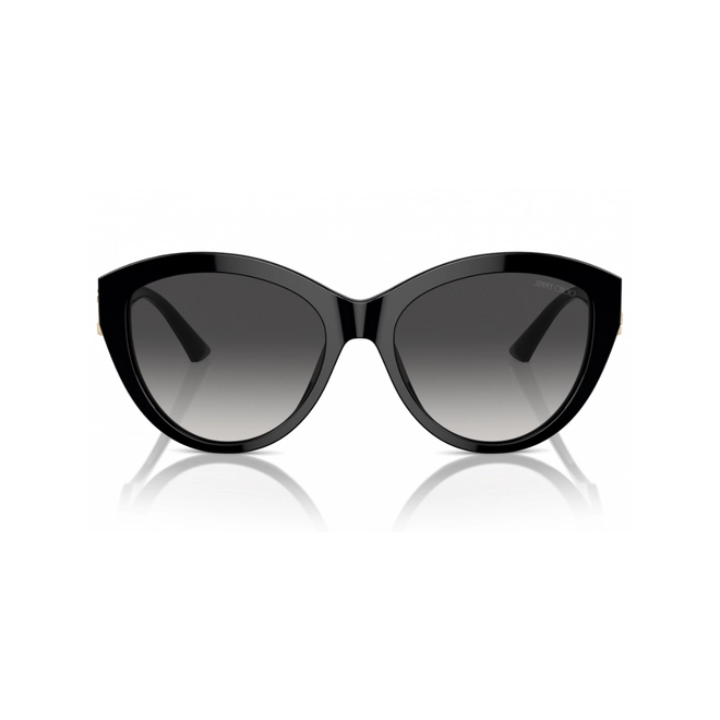Óculos de Sol Jimmy Choo 0JC5007 50008G55 Acetato Preto com lentes na cor Cinza Degradê 2