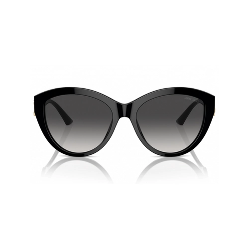 Óculos de Sol Jimmy Choo 0JC5007 50008G55 Acetato Preto com lentes na cor Cinza Degradê