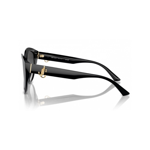 Óculos de Sol Jimmy Choo 0JC5007 50008G55 Acetato Preto com lentes na cor Cinza Degradê