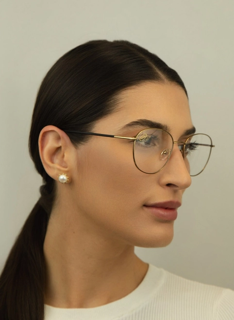 Óculos de Grau Stepper SI-50244 Titânio Dourado 3