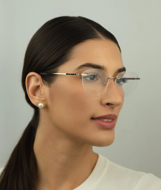 Óculos de Grau Stepper SI-99383 Titânio Marrom 3