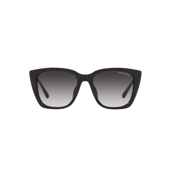 Óculos de Sol Armani Exchange 0AX4116SU 81588G53 Acetato Preto com lentes na cor Cinza 2
