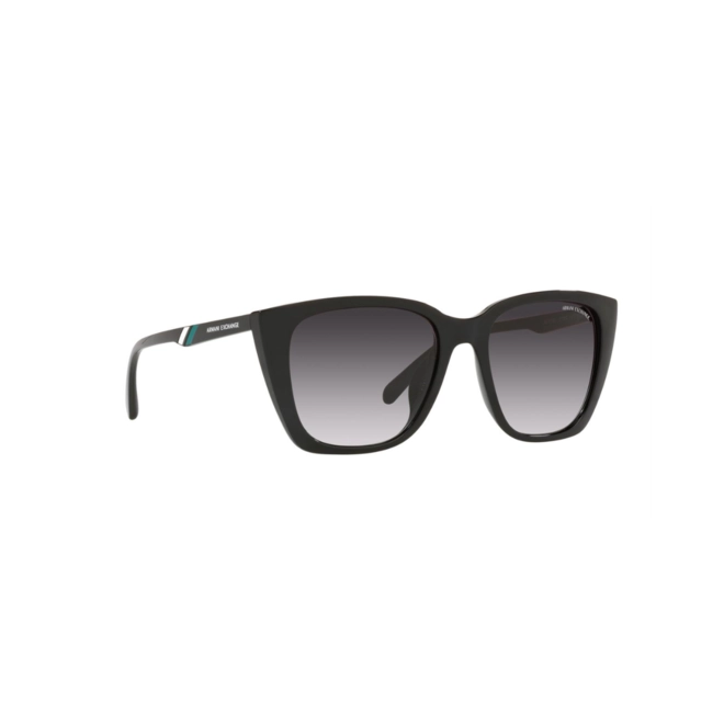 Óculos de Sol Armani Exchange 0AX4116SU 81588G53 Acetato Preto com lentes na cor Cinza 3