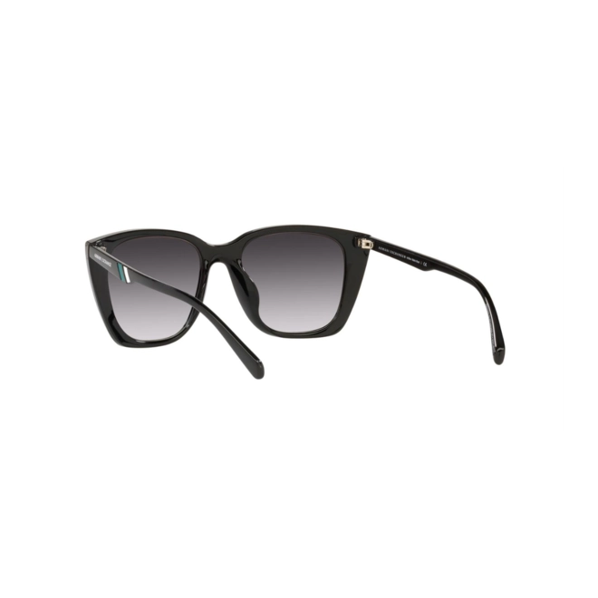 Óculos de Sol Armani Exchange 0AX4116SU 81588G53 Acetato Preto com lentes na cor Cinza 5