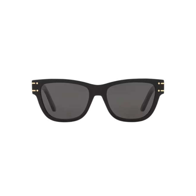 Óculos de Sol Chris Dior DiorSignature S6U CD40145U_5401A Acetato Preto com lentes na cor Cinza 2