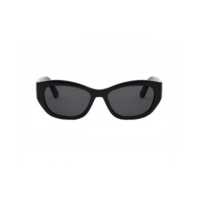 Óculos de Sol Chris Dior 30Montaigne B5U CD40156U_5401A Acetato Preto com lentes na cor Fumê 2
