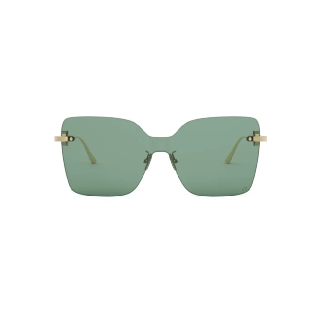 Óculos de Sol Chris Dior CD Chain M1U CD40153U_0010N Metal Dourado com lentes na cor Verde 2