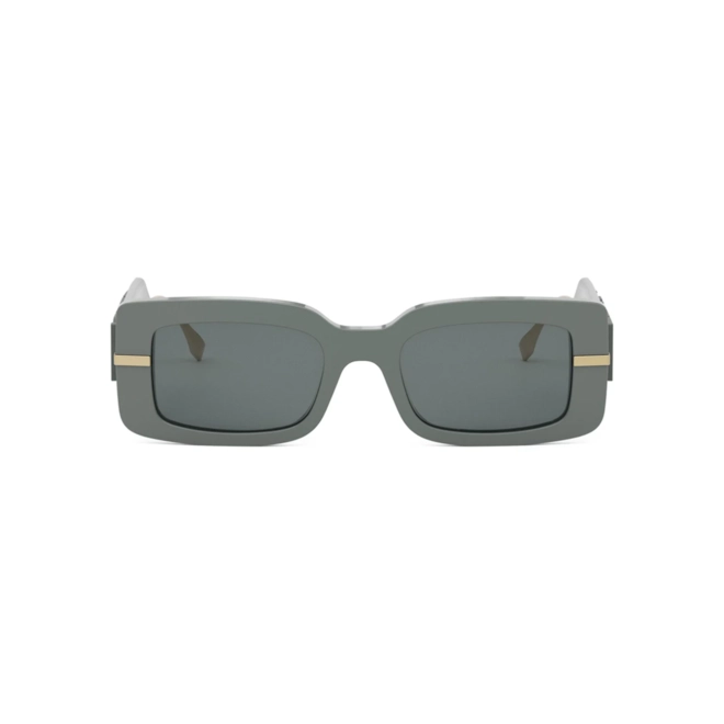 Óculos de Sol Fendi FE40133I_5120A Acetato Cinza Escuro com lentes na cor Cinza 2