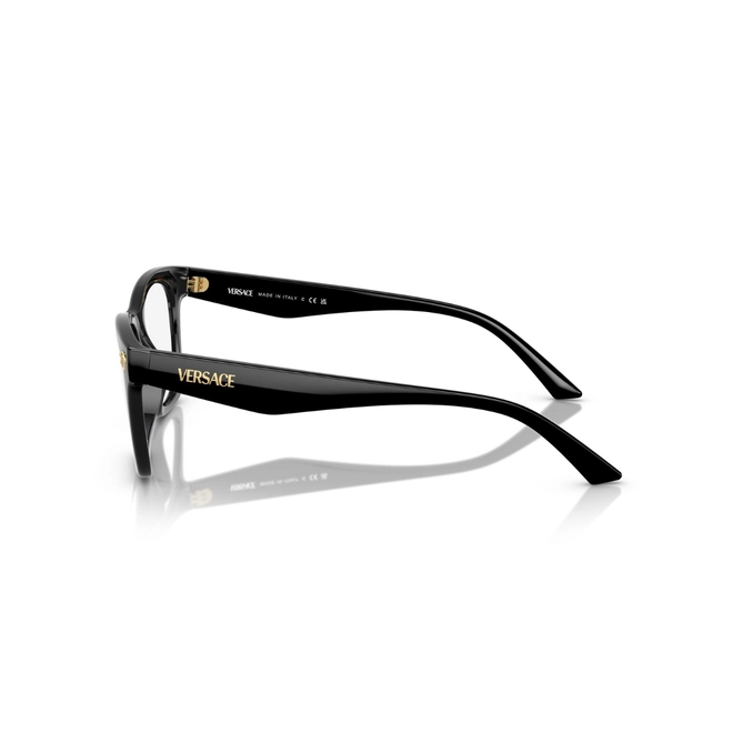 Óculos de Grau Versace 0VE3363U GB1 52 Acetato Preto 3