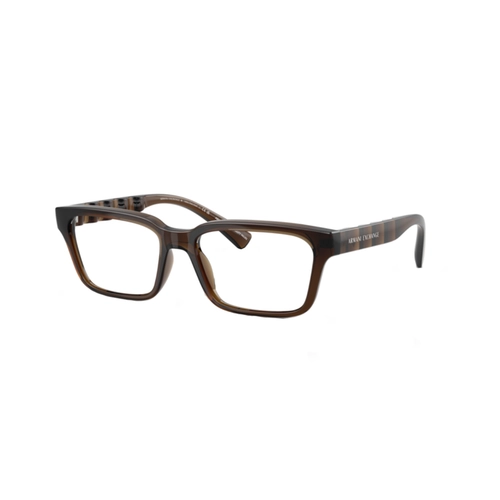 Óculos de Grau Armani Exchange 0AX3116 8357 55 Acetato Marrom Transparente