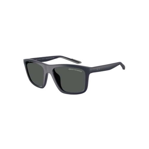 Óculos de Sol Armani Exchange 0AX4149SU 61058756 Acetato Azul Fosco com lentes na cor Cinza