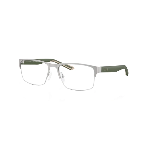 Óculos de Grau Armani Exchange 0AX1068 6045 56 Metal Prata Fosco
