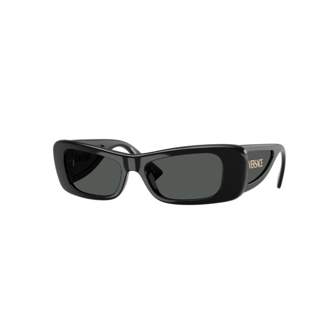 Óculos de Sol Versace 0VE4481 GB1/8754 Acetato Preto com lentes na cor Cinza 1