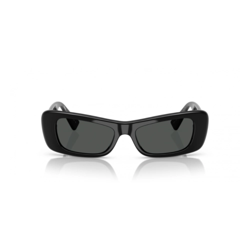Óculos de Sol Versace 0VE4481 GB1/8754 Acetato Preto com lentes na cor Cinza