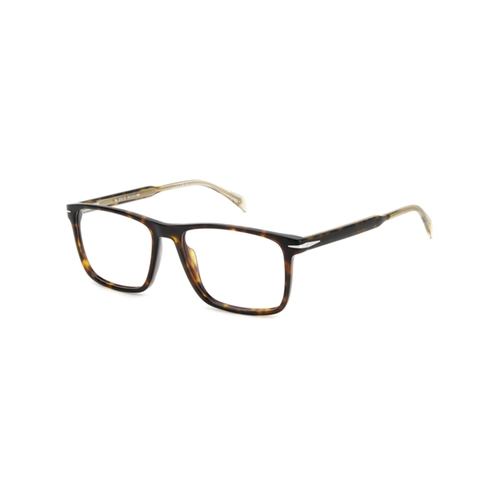 Óculos de Grau David Beckham DB 1124 086 5717 R Acetato Marrom Mesclado