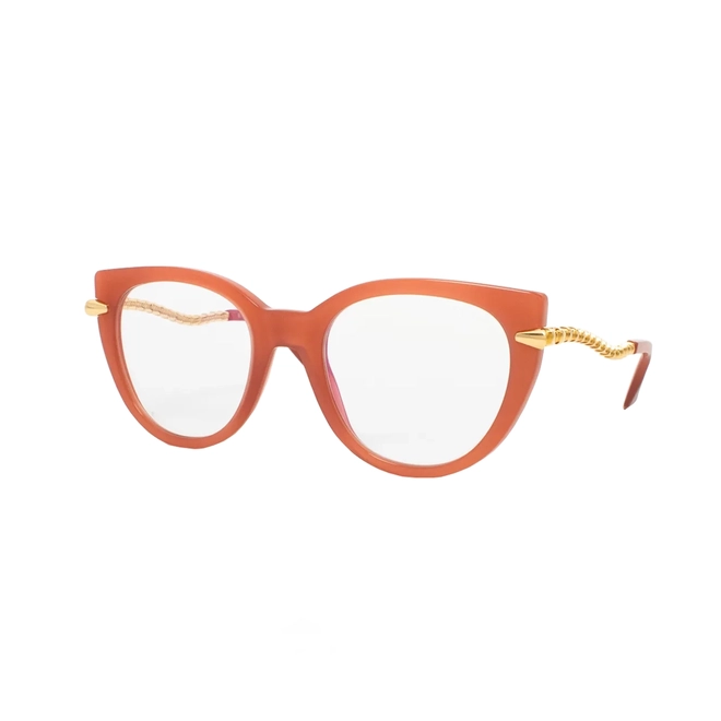 Óculos de Grau Bvlgari BV50001I_51047 Acetato Coral 1