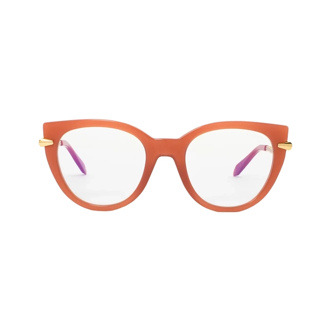 Óculos de Grau Bvlgari BV50001I_51047 Acetato Coral 2