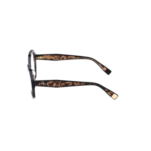 Óculos de Grau Furla VFU829V 5307UX Acetato Marrom Mesclado
