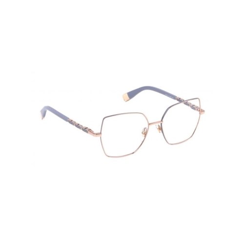 Óculos de Grau Furla VFU835 540E91 Aço Dourado e Azul
