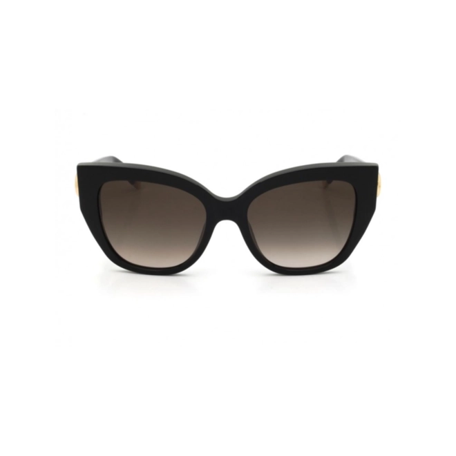 Óculos de Sol Furla SFU816 550700 Acetato Preto com lentes na cor Fumê Degradê 2