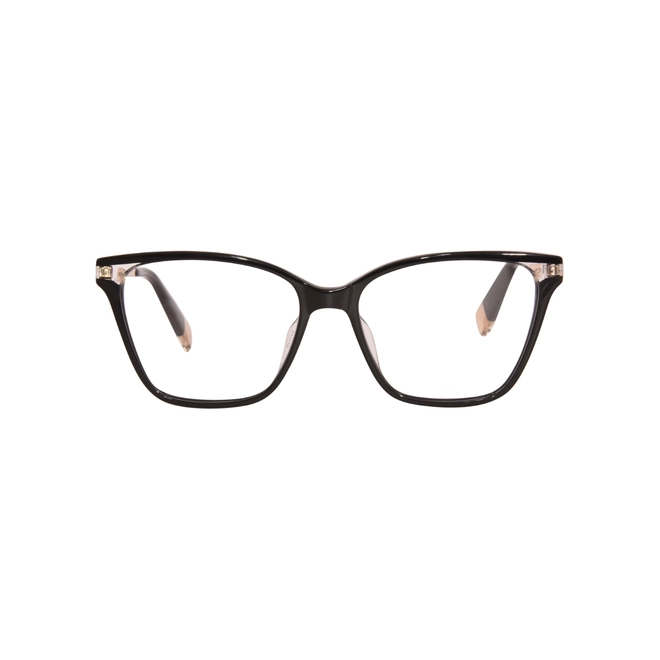 Óculos de Grau Furla VFU581 540700 Acetato Preto e Rose 3