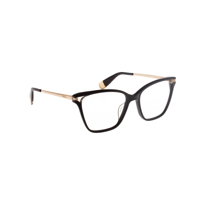 Óculos de Grau Furla VFU581 540700 Acetato Preto e Rose 5