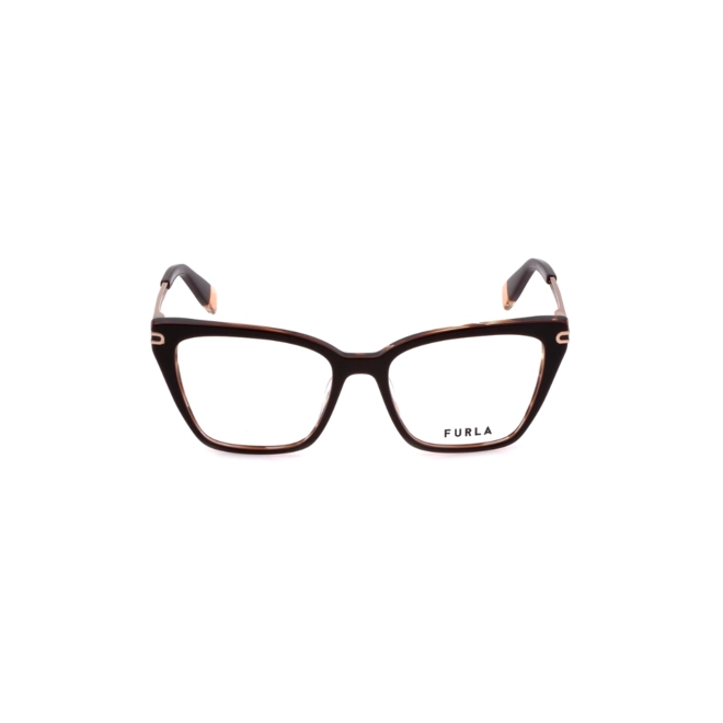 Óculos de Grau Furla VFU724 5303AH Acetato Marrom 3