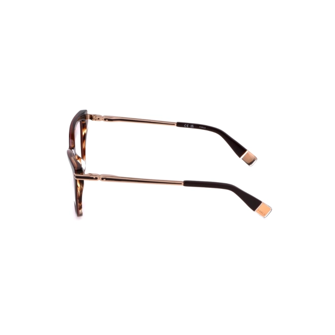Óculos de Grau Furla VFU724 5303AH Acetato Marrom 5