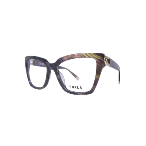Óculos de Grau Furla VFU826 5306Y4 Acetato Marrom