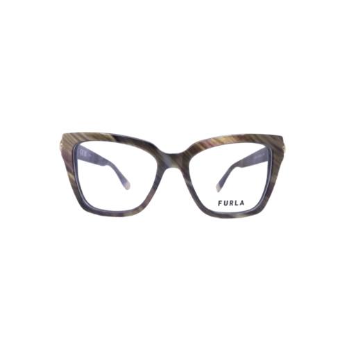 Óculos de Grau Furla VFU826 5306Y4 Acetato Marrom