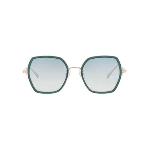 Óculos de Sol Chopard Ice Cube SCHL02V 54300K Metal Dourado e Verde com lentes na cor Verde Degradê