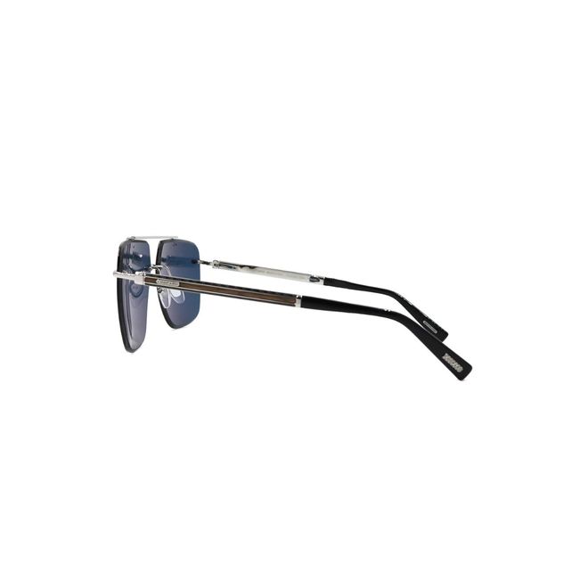 Óculos de Sol Chopard SCHD55 64579P Metal Prateado com lentes na cor Azul 3