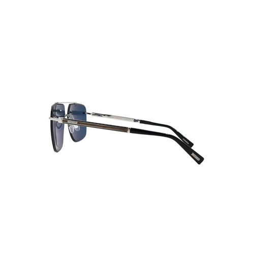 Óculos de Sol Chopard SCHD55 64579P Metal Prateado com lentes na cor Azul