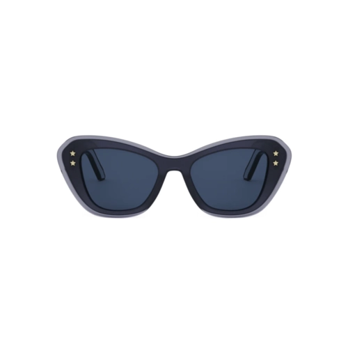 Óculos de Sol Christian Dior Diorpacific B3U CD40163U_5290V Acetato Azul e Branco com lentes na cor Azul