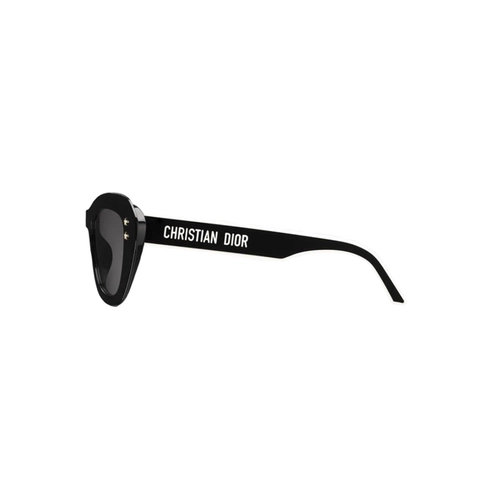 Óculos de Sol Christian Dior Diorpacific B3U CD40163U_5201A Acetato Preto com lentes na cor Cinza