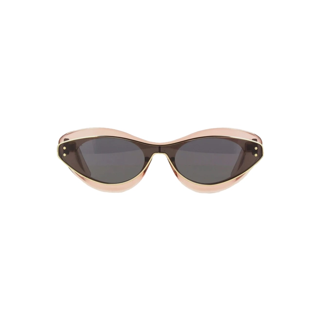 Óculos de Sol Christian Dior Diormeteor B1I CD40167I_0073A Acetato Rosa com lentes na cor Cinza 2