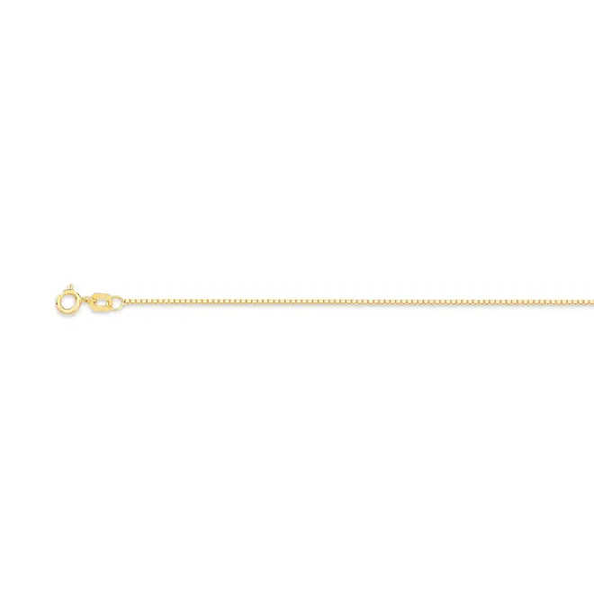 Tornozeleira malha Veneziana ouro 18k polida 24CM 4