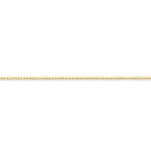 Tornozeleira malha Veneziana ouro 18k polida 24CM