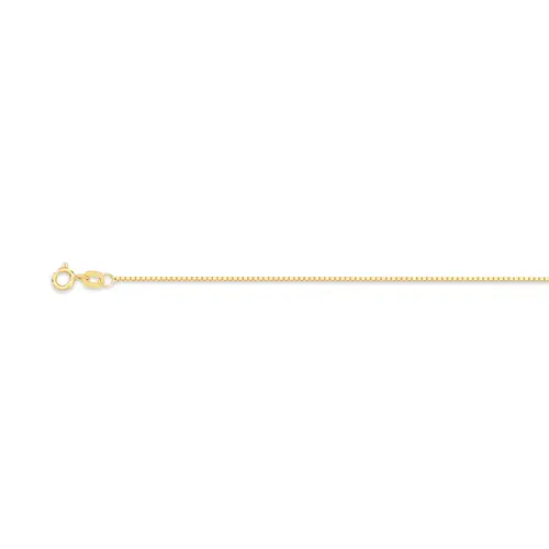 Tornozeleira malha Veneziana ouro 18k polida 24CM