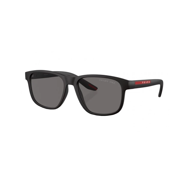 Óculos de Sol Prada Linea Rossa 0PS 06YS DG002G56 Nylon Preto com lentes na cor Cinza 1