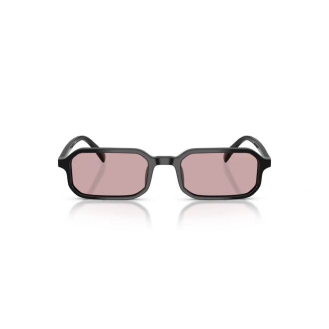 Óculos de Sol Emporio Armani 0EA4253U 50177354 Acetato Preto com lentes na cor Rosa 2