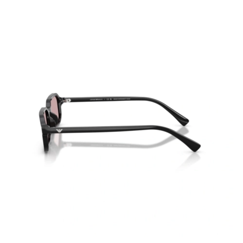 Óculos de Sol Emporio Armani 0EA4253U 50177354 Acetato Preto com lentes na cor Rosa
