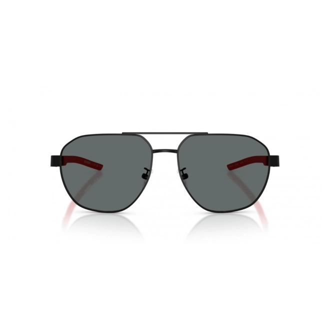 Óculos de Sol Scuderia Ferrari 0FZ5004D 101/8159 Metal Preto com lentes na cor Fumê 2