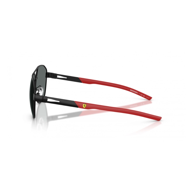 Óculos de Sol Scuderia Ferrari 0FZ5004D 101/8159 Metal Preto com lentes na cor Fumê 4