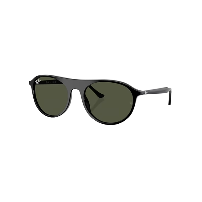Óculos de Sol Ray-Ban 0RB2215 901/3159 Acetato Preto com lentes na cor Verde 1