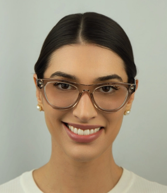 Óculos de Grau Ray-Ban 0RX5510 8449 52 Acetato Nude Transparente 2