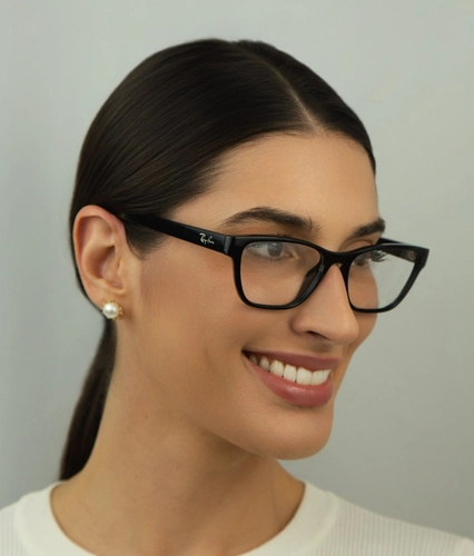Óculos de Grau Ray-Ban 0RX7252L 2000 54 Acetato Preto