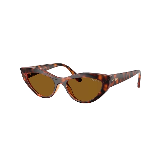Óculos de Sol Vogue 0VO5637SU W6568352 Nylon Marrom Mesclado com lentes na cor Marrom Polarizado 1